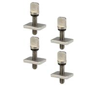 Vis de Fixation pour Aileron de Longboard 4 Pièces en Acier Inoxydable