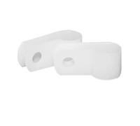 Vis de fixation pour cordon, R-Type Cable Clips White 2x1x0.7cm 100 Pcs