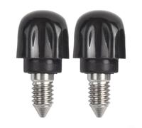 Vis de fixation pour mixeur, 2 vis noires en acier inoxydable, bouton de machine à spaghetti