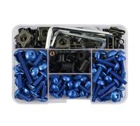 Vis de Fixation pour Moto Kit 190 Vis Carénage Moto pour pour RS125 pour RS250 pour RS4 125 pour RSV1000R(Blu)