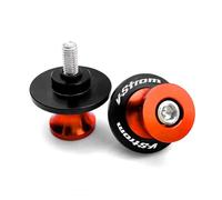 Vis de fixation pour moto Pour V-Strom 250 1050 XT 650 800DE DL650 DL100 Moto 8MM Bras Oscillant Bobines Curseur Support Vis Protecteur(Orange)