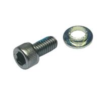 Vis de fourche rondelle pour tube inférieur Suntour Argenté