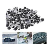 Vis de goujon pneu voiture, 100 pièces, manchon antidérapant, goujons d'hiver, vis for crampons, pointes roue, Protection Pour Camion De Voiture De Moto