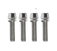 Vis de guidon de vélo colorées en acier inoxydable M5 x 20 mm, M6 x 20 mm, vis/entretoises for potence de vélo(M5x20-SL-4pcs set)