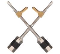 Vis de Hausse D’archet de Violon Métal Argenté 2 Pièces 4/4 3/4