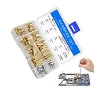 Vis de la carte mère, espaceurs matériels, 5.12x3.74x1.18 pouces 680pcs M3 Standoffs PCB Imperping PCB Réparation électronique, espaceurs à vis pour électronique et kit d'assemblage Utilisation du kit