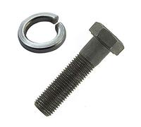 VIS DE LAME TONDEUSE 64MM 9.5MM 3/8" 24UNF AVEC RONDELLE FREIN POUR HONDA CASTELGARDEN AYP NOMA STIGA SNAPPER