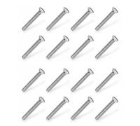 Vis de machine électrique en chrome poli de haute qualité M3,5 x 30 x 50 x 70 mm de long pour prise de courant