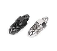 Vis de mamelon de purge d'étrier de frein 15x M8 2,5 mm compatible avec les modèles de moto ATV UTV V4 Titanium Compatible avec numéro de pièce 8K1927225B 1G724-97012(BLACK)