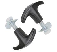 Vis de mancheron - CYCLINGCOLORS - M8x50mm - Lot de 2 - Serrage manuel rapide - Noir