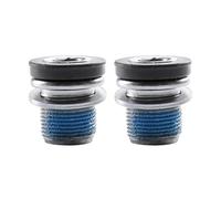 Vis de manivelle de vélo - Kit de montage en acier - 2 pièces - Pour | Vis de pédalier - Fixation de palier intérieur - Pour vélo de montagne et vélo de route - Pour homme et femme