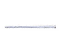 Vis de montage de châssis vitrés - tête cylindrique - zinguée - 7,5 x 152 mm - FFS FISCHER