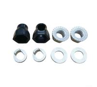 Vis de montage de moteur électrique 12 mm pour kit de conversion de vélo électrique 250 W-800 W, rondelle en métal pour vélo électrique pliable Fat Bike argenté (joint fin)