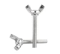 Vis de papillon Klanata Boulons 5pcs M6 Din316 304 Moix de pouce en acier inoxydable (M6 * 35 mm)