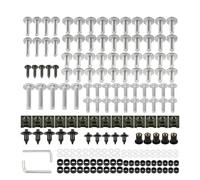 Vis de Pare-Brise de Moto Kit De Visserie Et Fixations De Carénage pour Motos pour Yamaha MT 07 09 10 03 125 SP Tenere 700 Tracer 9 GT 900 9GT 900GT FJ-09 Tracer9(Argent)