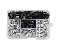 Vis de Pare-Brise de Moto Kit De Visserie Et Fixations pour Carénage Et Bulle De Moto - pour pour CBR 650R, 500R, 300R, 250R, 150(Argent)