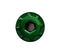 Vis de pedalier auto extractrice oak pour sram dub m18 m30 vert