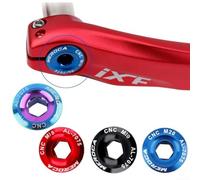 Vis de pédalier creuse compatibles avec anneau de chaîne, M19M20, alliage d'aluminium, couleur arc-en-ciel (M20 couleur arc-en-ciel)