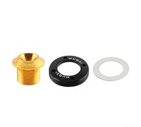 Vis de pédalier en alliage d'aluminium - Kit de boulons de manivelle auto-extracteurs M18-M30 pour SRAM Spare DUB (doré)