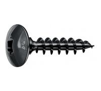 Vis MUSTAD Panelvit FC Tête de penture - Torx - Ø6x35mm - Zingué noir - Boite de 200 - PV029A600350KNC Noir G