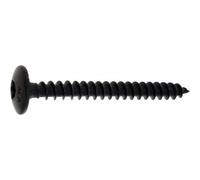 Vis de penture Torx - acier noir - filetage total - 6x40 mm - 200 pièces VISWOOD
