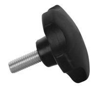 Vis de Pied de Parasol Romain, Bouton Réglage, Métal Plastique Noir | Pièce de Rechange pour Base Extérieure, Filetage Métallique, Usage Patio et Piscine, Maison ou Gestion