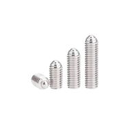 Vis De Piston À Bille En Acier Inoxydable 304 | Jeu De Têtes Sphériques De Positionnement À Ressort, Fixation De Localisation(5PCS M6x30)