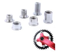 Vis de plateau de vélo en acier inoxydable 5 boulons pour VTT simple/double/triple usage (A)