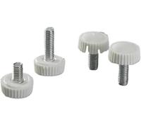 Vis de poignée Vis À Main Avec Poignée Tête Ronde M4 M5, 10 Pièces, Boulon De Serrage Pouce Moleté