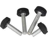 Vis de poignée Vis À Main Tête Ronde M4 M5 M6, 10 Pièces, Boulon De Serrage Pouce Moleté