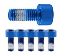 Vis de Porte-Bidon Lot de 6 pièces réparation et montage composants | Boulons Hexagonaux M5 de Cage à Bidon Pour support fixation porte-bagages cyclisme hommes femmes vélo route et VTT