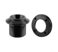 Vis de protection latérale de manivelle anodisée haute dureté compatible avec Sram Nx, Gx, Xx1, Eagle pour Dub, boulon en alliage d'aluminium et housse M30 pour kit de réparation de vélo, rouge (noir)
