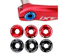 Vis de protection pour pédalier de vélo de route pour VTT et vélos de route compatibles avec et Prowheel - Vis filetées M19 M20 (couleur arc-en-ciel)