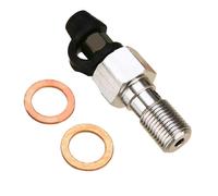 Vis de purge universelle M10 x 1,0 mm pour maître-cylindre de frein de moto, écrou banjo + capuchon