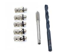 Vis de purge Vis d'échappement Taraud et foret hélicoïdal f Valve d'air complète et joint torique en acier inoxydable(5 pce screw)