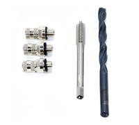 Vis de purge Vis d'échappement Taraud et foret hélicoïdal f Valve d'air complète et joint torique en acier inoxydable(3 pce screw)