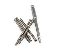 Vis de queue pointue autotaraudeuse, Vis à bois autotaraudeuses tête cylindrique, diamètre 4,2 x (38-78) mm, lot de 250 600 pièces(4.2 * 38/600pcs/Box)