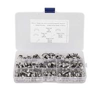 Vis de Rack d'armoire réseau M6x20 avec écrous à Cage M6, 50 pièces/Ensemble de Fixations pour armoires électriques, kit d'écrous de vis de Rack en Acier Durable pour véhicules