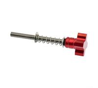 Vis de ralenti de carburateur réglable pour motos à gaz EC250/EX300, fabriquée en alliage d'aluminium robuste (rouge)