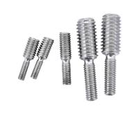 Vis de réduction, inserts filetés, M3 ~ M16 convertisseur à double extrémité boulon vis en acier inoxydable adaptateur caméra convertir les boulons sans tête Erended 1 7 pièces(M3x10 to M6x10(7pcs))