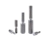 Vis de réduction, inserts filetés, M3 M4 M5 M6 M8 M10 M12 M14 M16 conversion en acier inoxydable sans tête à double extrémité Boulon Adaptateur caméra(M8x25M16x25 1Pcs)