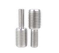 Vis de réduction, inserts filetés, M4 M5 M6 M8 M10 M12 M16 Conversion boulons sans tête à double extrémité Convertisseur d'adaptateur caméra(M5x15 to m6x15(10pcs)