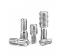Vis de réduction, inserts filetés, vis conversion sans tête à double extrémité en acier inoxydable 304, boulon adaptateur caméra, M4-M16(5pcs,M10x20mm tomM12x20mm)
