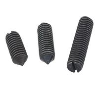Vis de réglage à fente en acier noir avec pointe conique m2 m2,5 m3 m4 m5 m6 m8 m10 (200,M10 x 1.5 x 16mm)