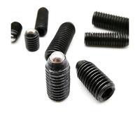 Vis de réglage à pointe à bille, Acier noir M2.5 à M12 de catégorie 12,9 piston boule ressort douille sortilège(5mm,M3 20pcs)