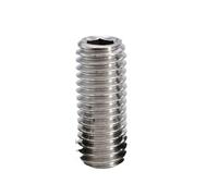 Vis De Réglage Concave DIN916, Filetage Métrique, À Tête Hexagonale, Boulons Connexion Machine Métallique En Carbone/acier Inoxydable, 1 50 Pièces(Stainless Steel 12mm,M4 (30Pcs))