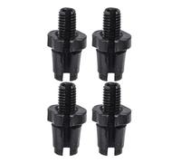 Vis de réglage de levier de frein de vélo M7, boulon de poignée de frein de montagne, écrous de frein en alliage d'aluminium for vélo de route(Black - 4pcs)