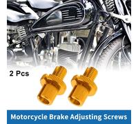 Vis De Réglage Du Barillet De Levier De Frein De Moto M10 Vis De Réglage De Frein De Moto Ton Or 2 Pièces