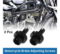 Vis De Réglage Du Barillet De Levier De Frein De Moto M8 Vis De Réglage De Frein De Moto Noir 2 Pièces