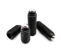 Vis de réglage du piston à bille en acier Grade12.9 | Application mécanique de plusieurs tailles : positionnement sous pression(10mm,M6 10pcs)